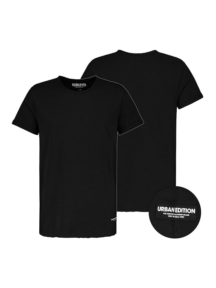 Sublevel Koszulka w kolorze czarnym rozmiar: M