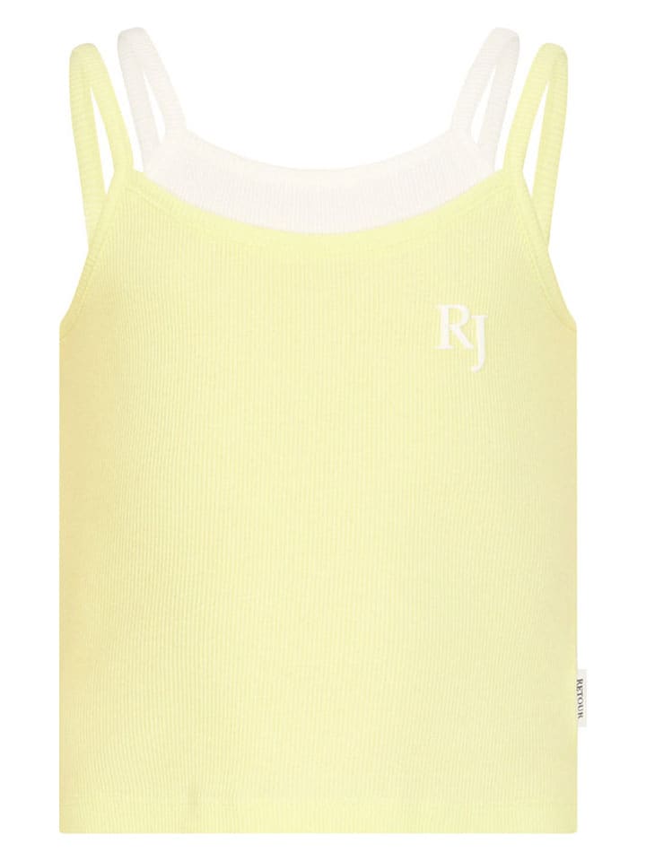 Retour Top "Erline" w kolorze żółto-białym rozmiar: 134/140