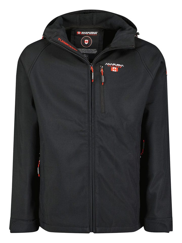 ANAPURNA Kurtka softshellowa "Takitana" w kolorze czarnym rozmiar: M
