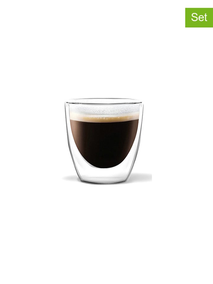 Vialli Design Szklanki (2 szt.) do espresso - 80 ml rozmiar: onesize