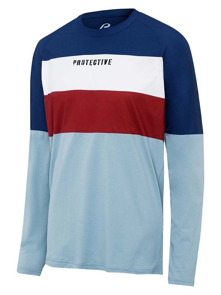 Protective Koszulka funkcyjna "Six Was Nine" w kolorze granatowo-błękitnym rozmiar: S