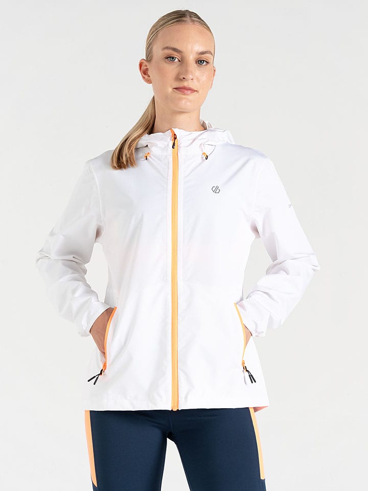 Dare 2b Kurtka softshellowa "Gravitiate" w kolorze biało-pomarańczowym rozmiar: 44