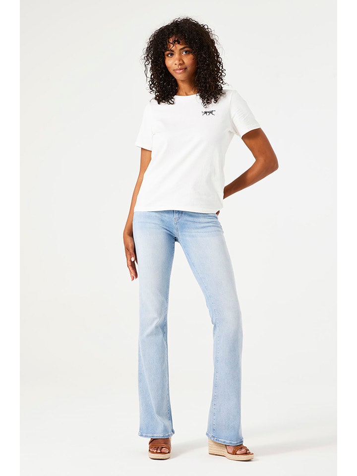 Garcia Dżinsy - Flared fit - w kolorze błękitnym rozmiar: W27