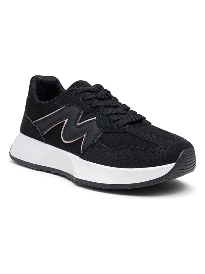 Foreverfolie Sneakersy w kolorze czarnym rozmiar: 37