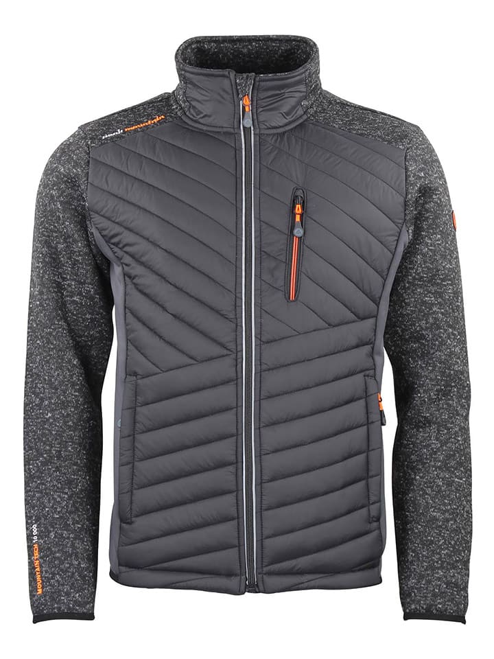 Peak Mountain Kurtka polarowa "Chacha" w kolorze szarym rozmiar: 3XL