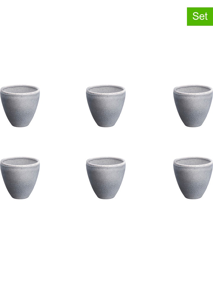 Björn Kubki (6 szt.) "Stone" w kolorze szarym - 150 ml rozmiar: onesize