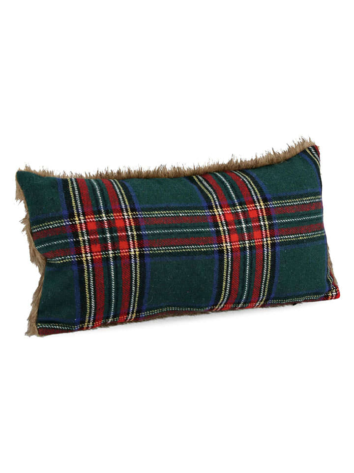 Bizzotto Poduszka "Scots" w kolorze zielonym - 50 x 25 cm rozmiar: onesize