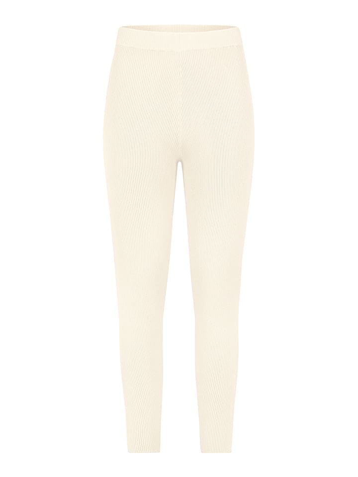 Stitch & Soul Legginsy w kolorze białym rozmiar: M