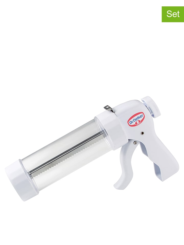 Dr. Oetker 11-częściowy zestaw w kolorze białym do wypieków - 22 x 13 cm rozmiar: onesize