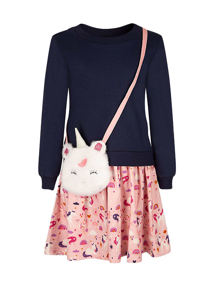 happy girls by Eisend 2-częściowy zestaw w kolorze granatowo-jasnoróżowym rozmiar: 92