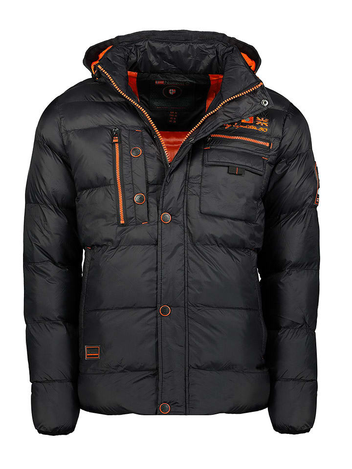 Geographical Norway Kurtka pikowana "Citernier" w kolorze czarnym rozmiar: 164