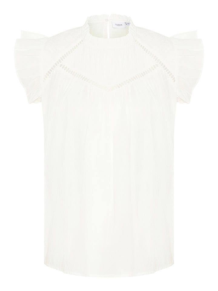 SAINT TROPEZ Bluzka w kolorze białym rozmiar: XL