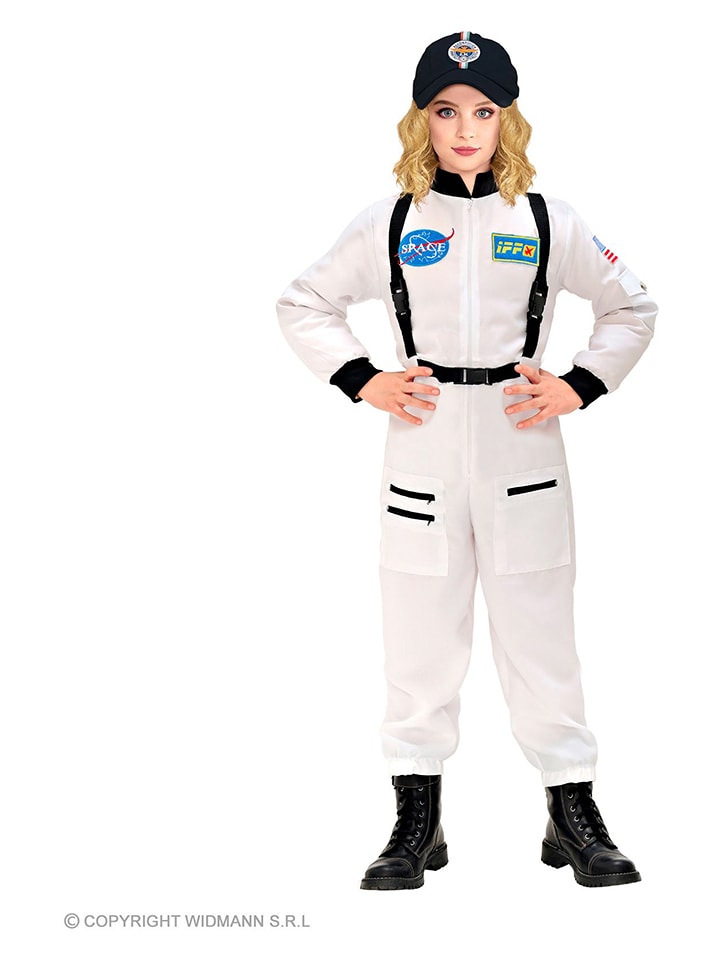 Carnival Party Kombinezon kostiumowy "Astronaut" w kolorze białym rozmiar: 116