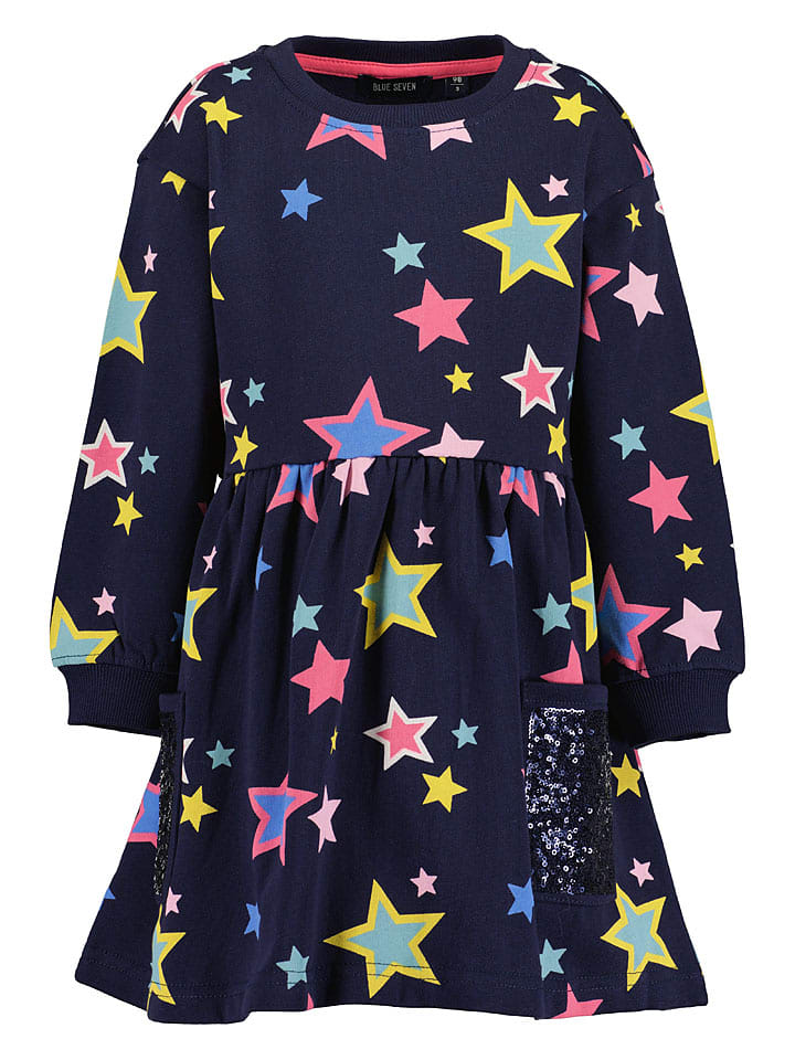 Blue Seven Sukienka w kolorze granatowym rozmiar: 92