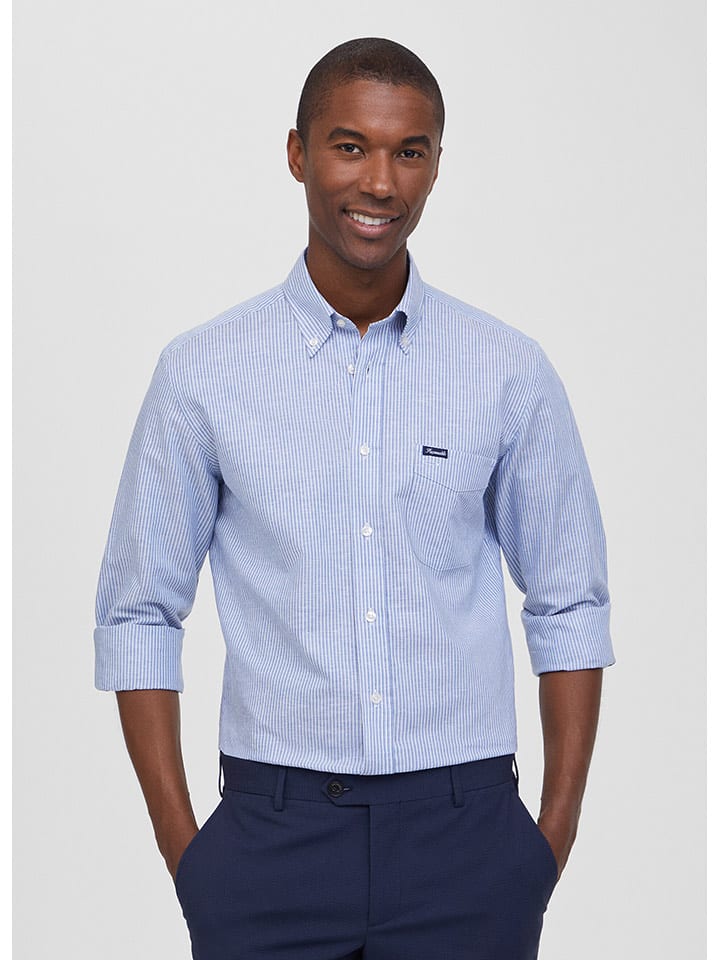 Façonnable Koszula w kolorze błękitno-białym rozmiar: XL