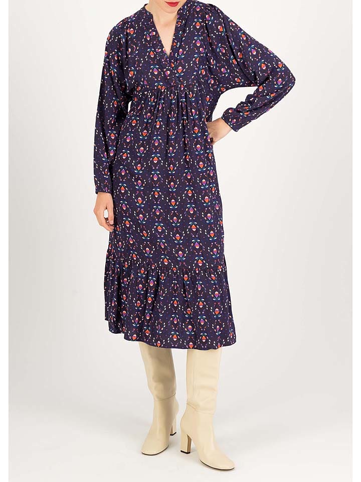 Blutsgeschwister Sukienka "Saint Tropen Fireplace" ze wzorem rozmiar: XXL