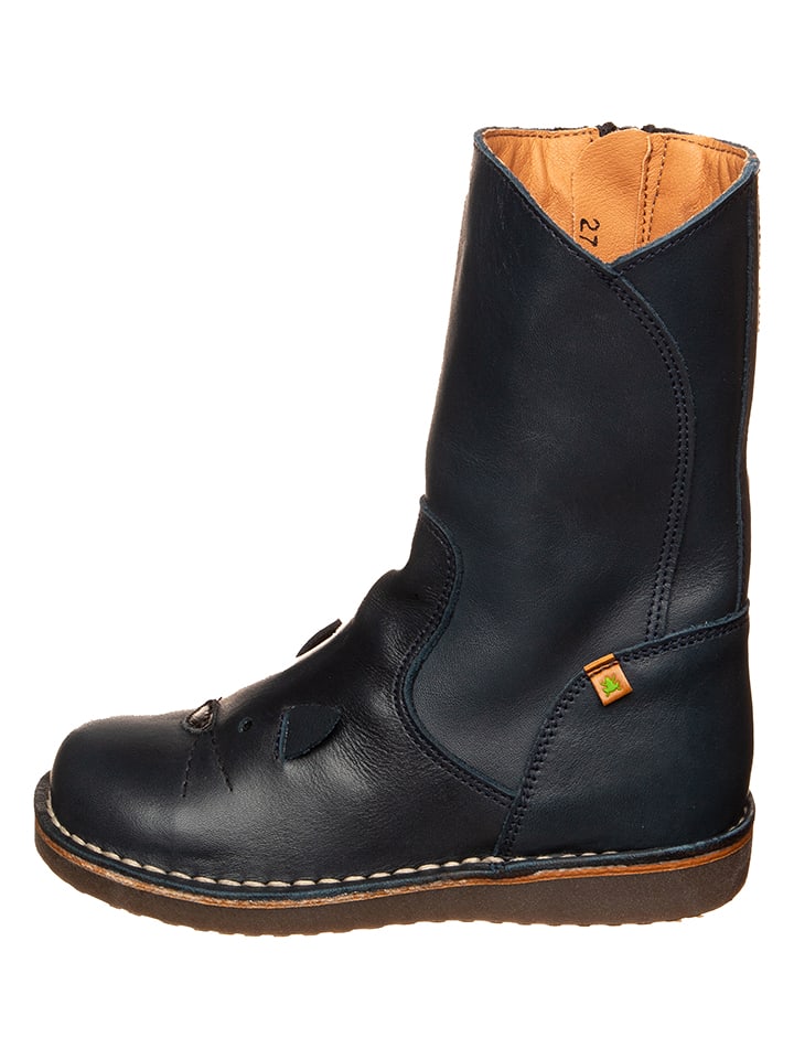 El Naturalista Skórzane kozaki w kolorze granatowym rozmiar: 28