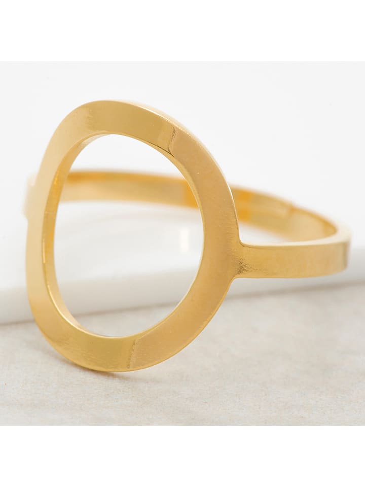 LA CHIQUITA Pozłacany pierścionek rozmiar: onesize