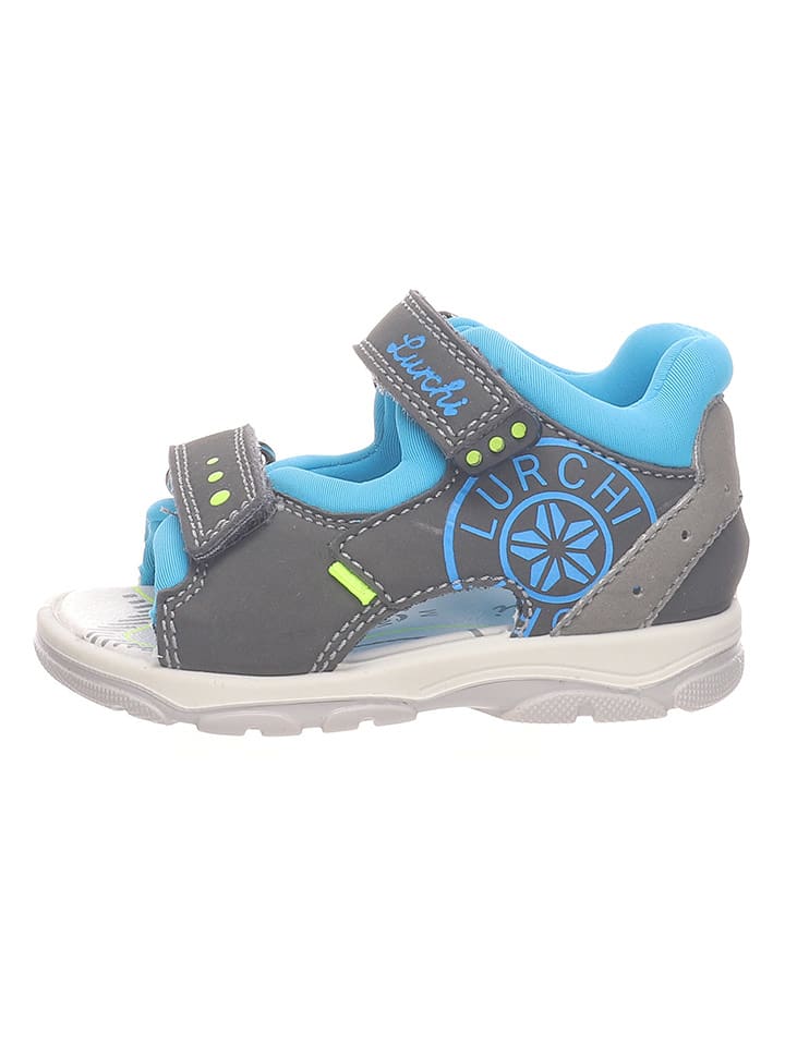 Lurchi Sandały "Gianno" w kolorze szarym rozmiar: 26