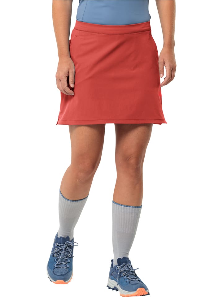 Jack Wolfskin Spódnico-spodenki funkcyjne w kolorze czerwonym rozmiar: 40