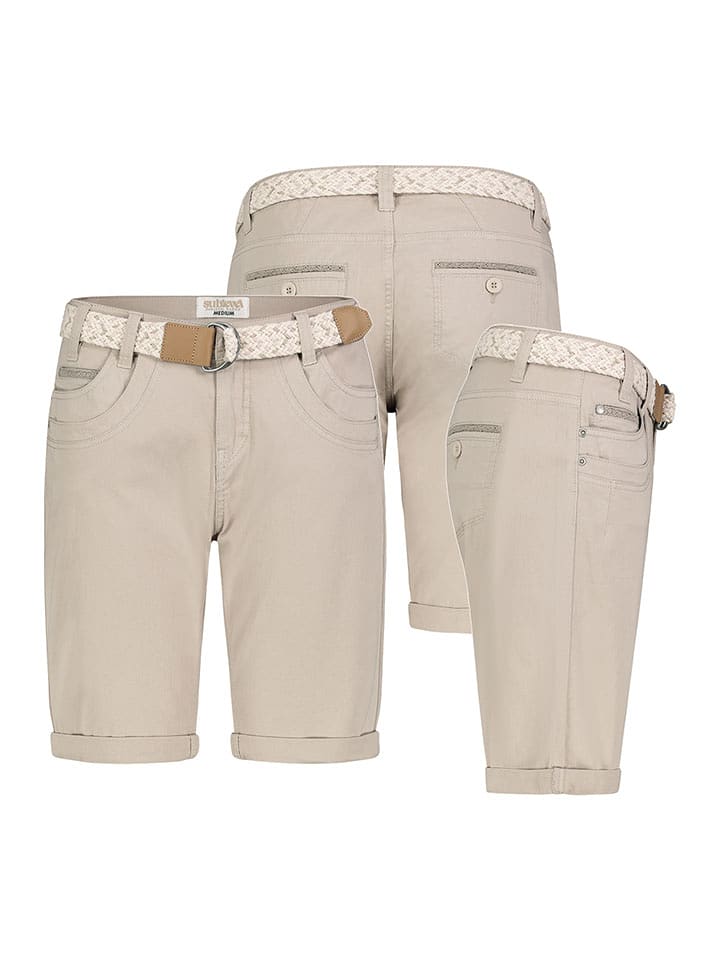 Sublevel Bermudy w kolorze beżowym rozmiar: XS