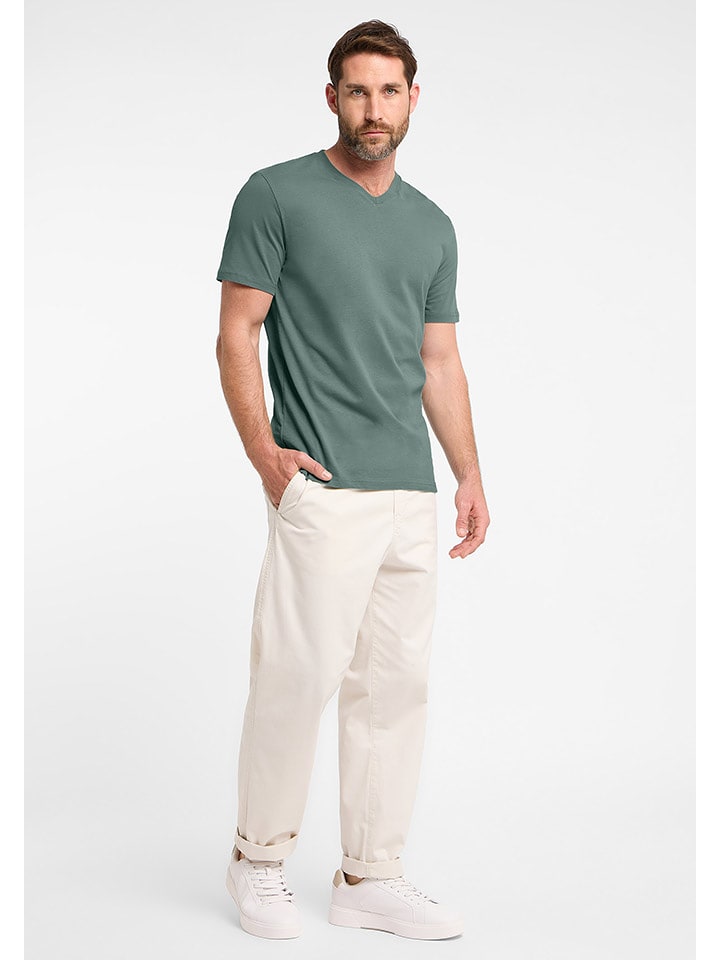 ELBSAND Koszulka "Kolja" w kolorze zielonym rozmiar: L