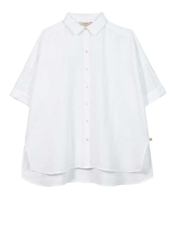 Herrlicher Lniana koszula w kolorze białym rozmiar: S