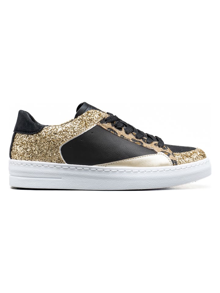 C'M Sneakersy w kolorze złoto-czarnym rozmiar: 40