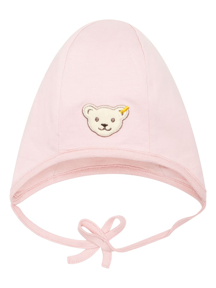 Steiff Czapka w kolorze jasnoróżowym rozmiar: 49 cm