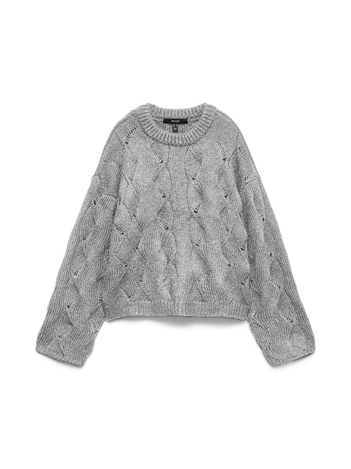 Vero Moda Sweter w kolorze szarym rozmiar: M