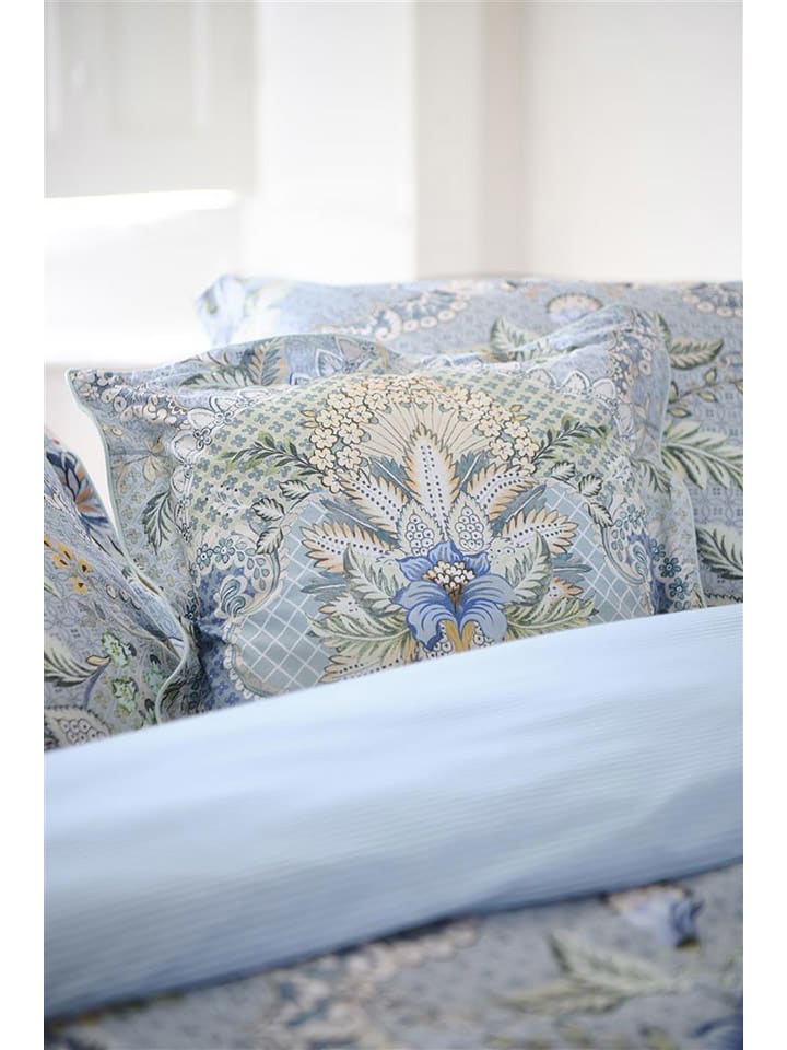 PiP Studio Poduszka "Saluti" w kolorze błękitnym rozmiar: 45x45 cm