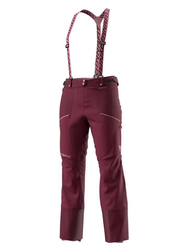 DYNAFIT Spodnie narciarskie "Free Infinium" w kolorze czerwonym rozmiar: M