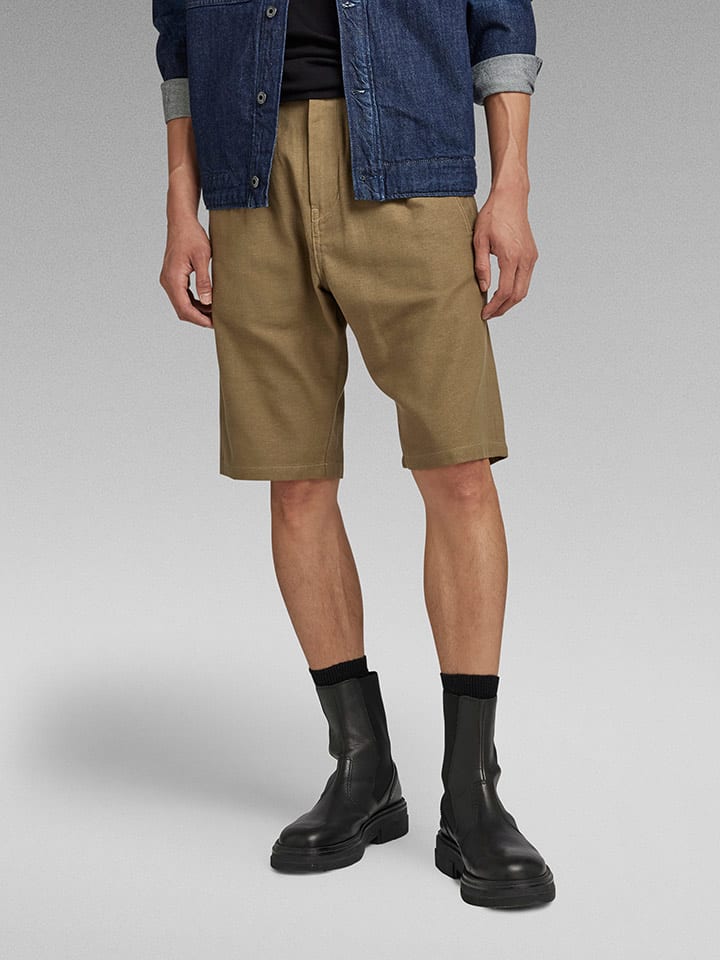G-Star Bermudy w kolorze khaki rozmiar: W35
