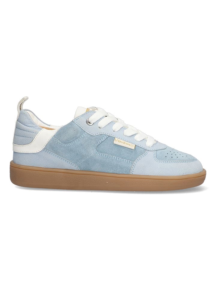 Vingino Skórzane sneakersy w kolorze błękitnym rozmiar: 33