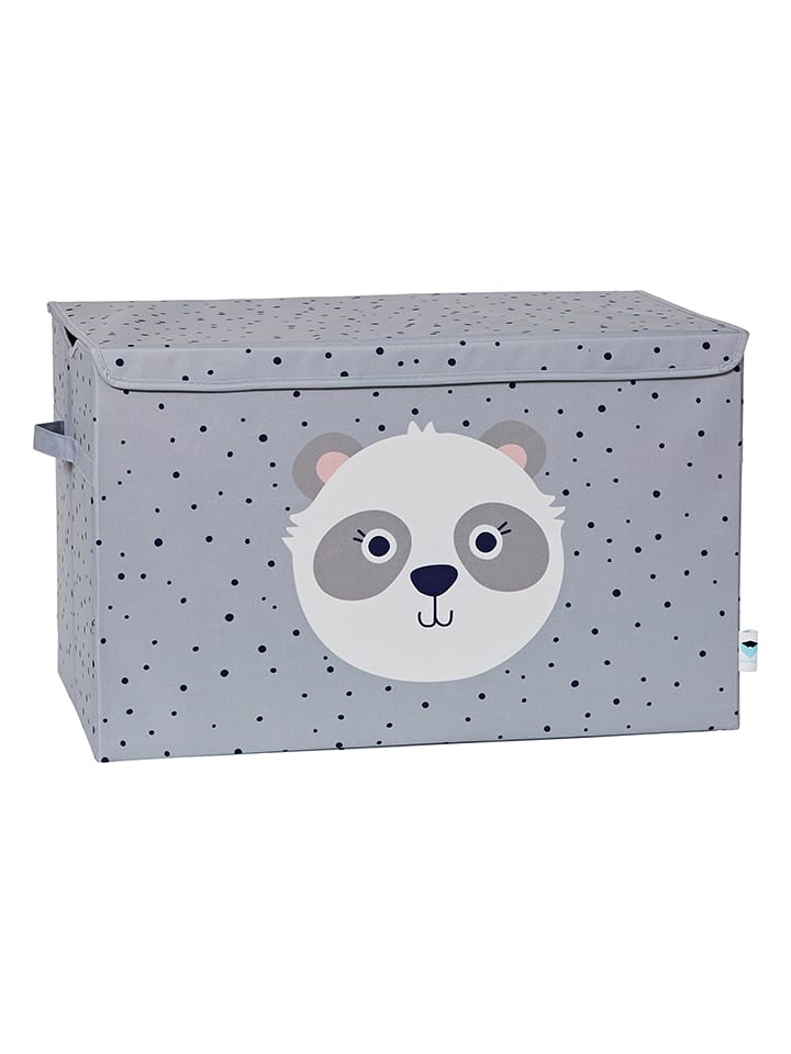 STORE IT Skrzynka "Panda" w kolorze szarym na zabawki - 62 x 39 x 37,5 cm rozmiar: onesize