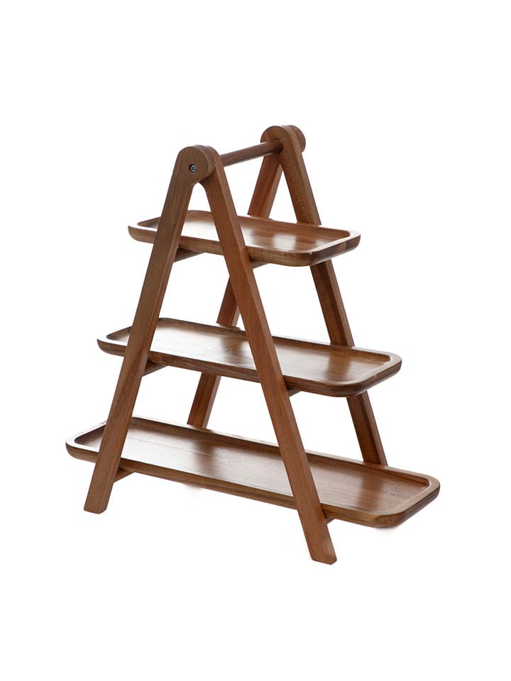 Homla Etażerka "Mooka" w kolorze brązowym - 39,5 x 38,5 cm rozmiar: onesize