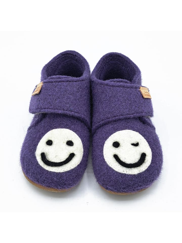 Living Kitzbühel Kapcie w kolorze fioletowym rozmiar: 20