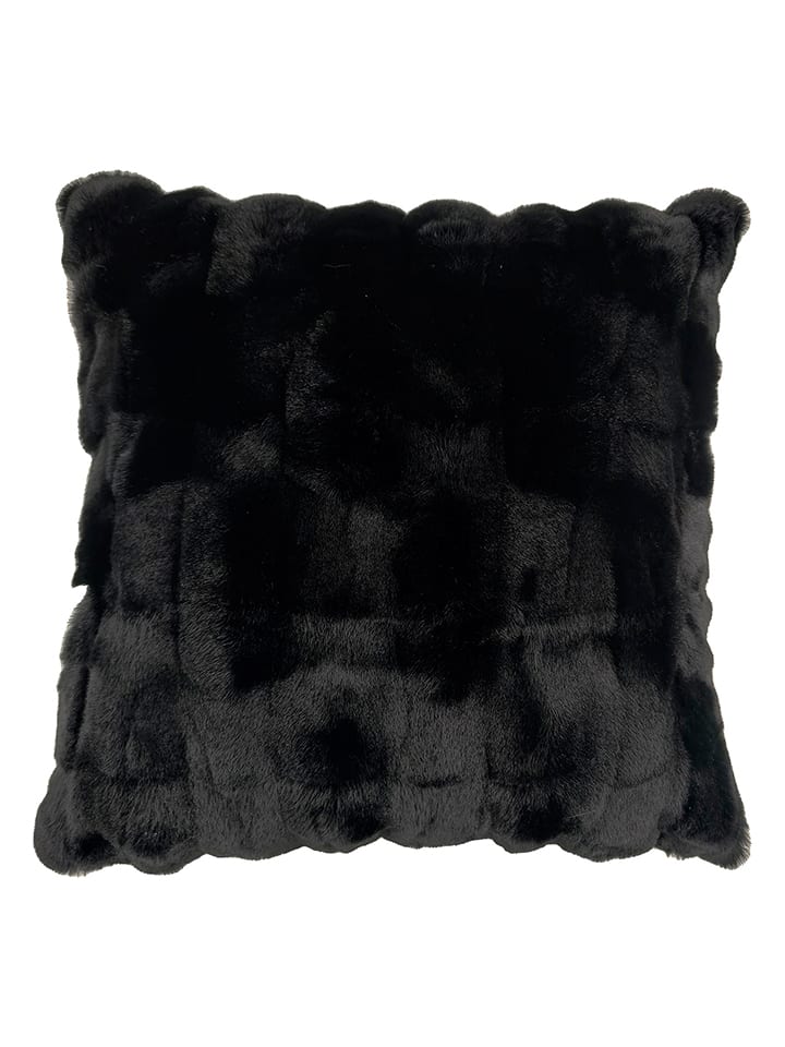 Heckett Lane Poduszka "Delphi" w kolorze czarnym rozmiar: 48x48 cm