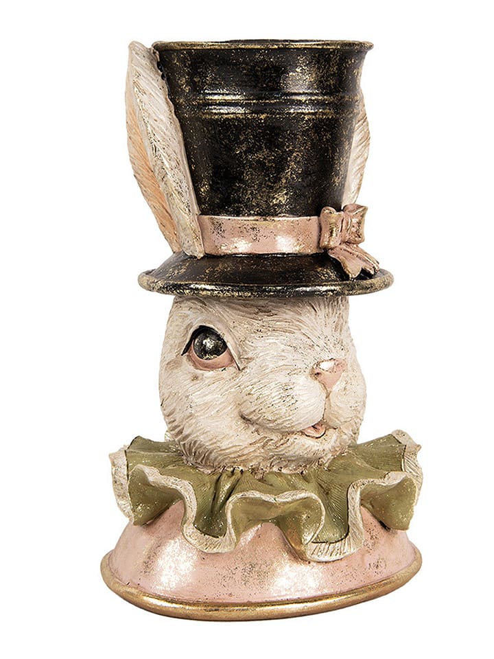 Clayre & Eef Figurka dekoracyjna w kolorze beżowo-czarnym - 18 x 29 x 15 cm rozmiar: onesize