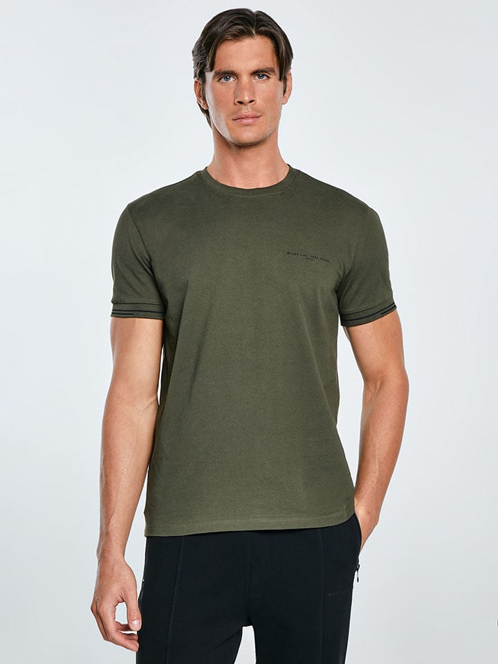 BIG STAR Koszulka w kolorze khaki rozmiar: XL