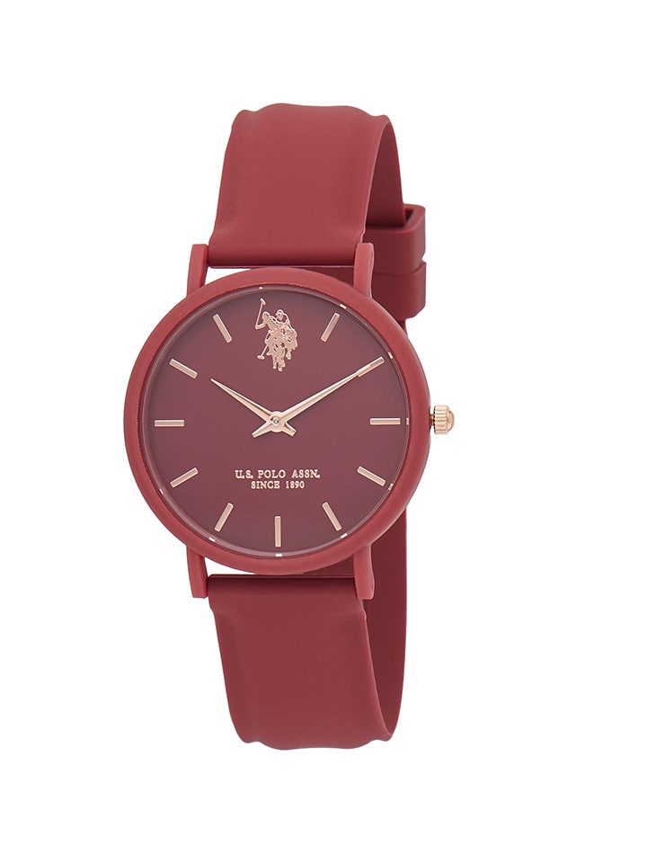 U.S. Polo Assn. Zegarek kwarcowy w kolorze bordowym rozmiar: onesize