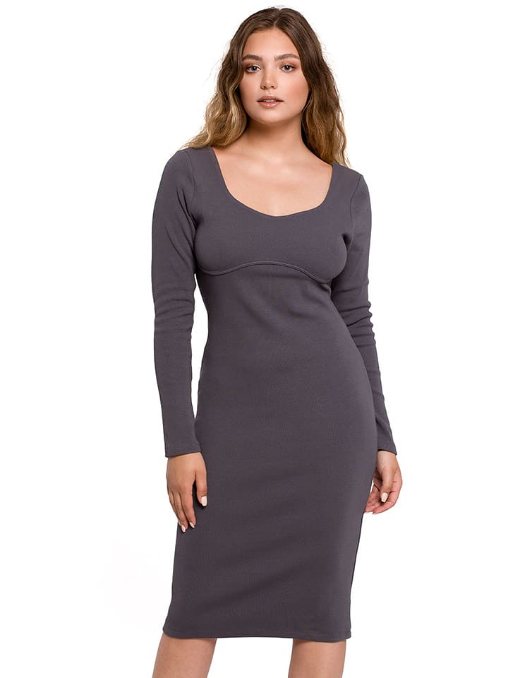 Be Wear Sukienka w kolorze antracytowym rozmiar: L