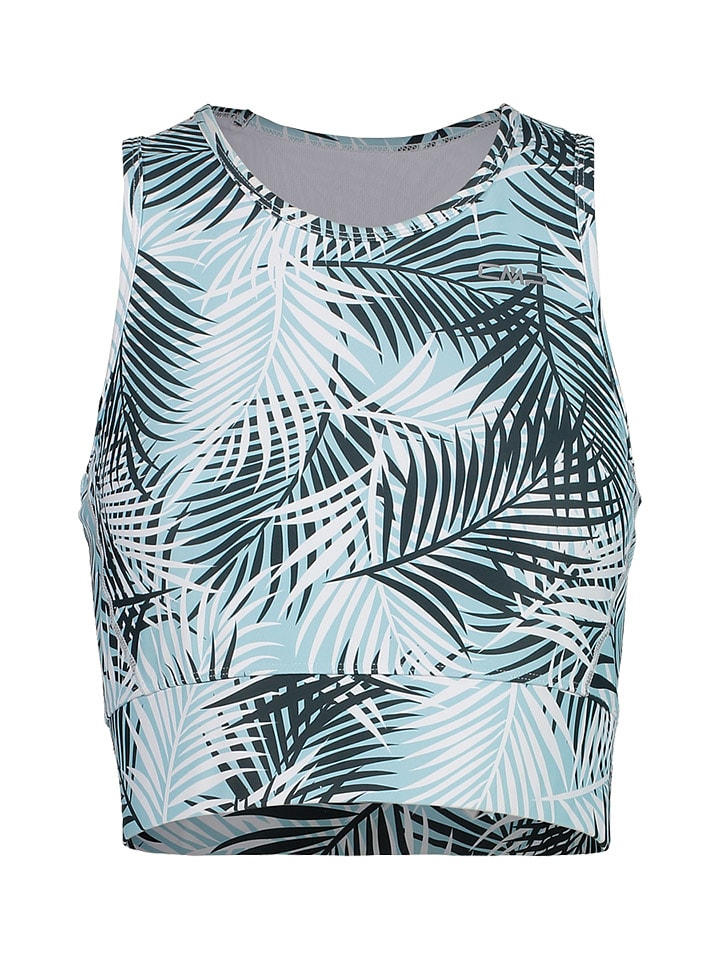 CMP Top funkcyjny w kolorze miętowym ze wzorem rozmiar: 44