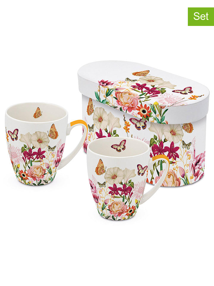 ppd Kubki (2 szt.) "Illusion" ze wzorem do kawy - 350 ml rozmiar: onesize