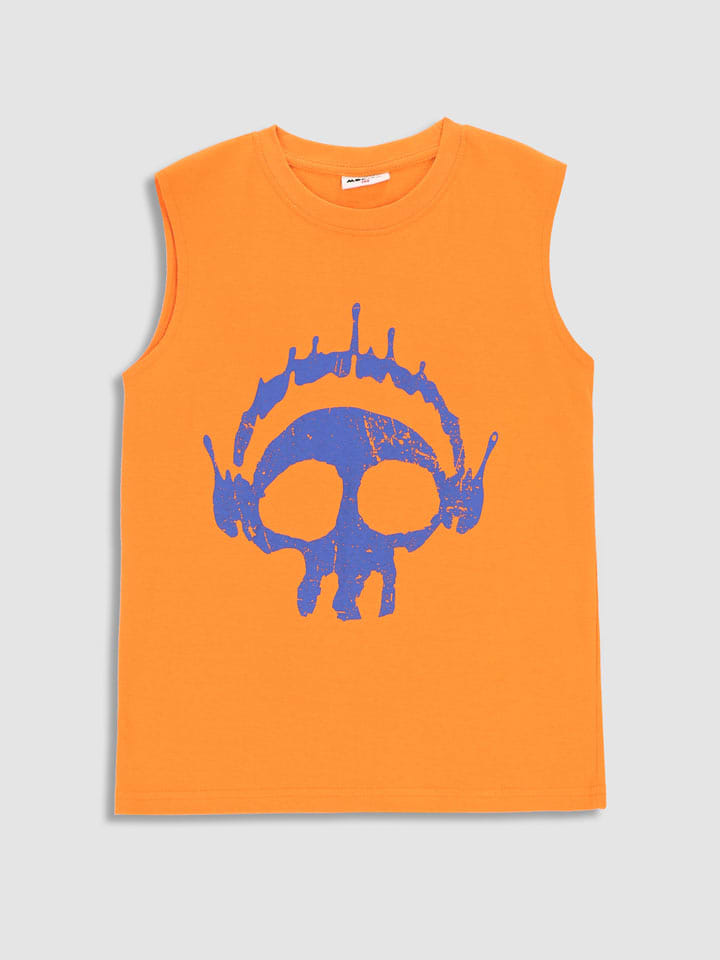 MOKIDA Top w kolorze pomarańczowym rozmiar: 104