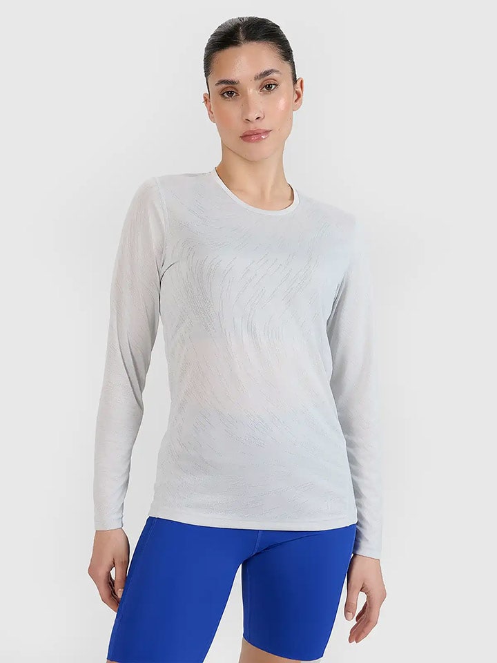 4F Koszulka funkcyjna w kolorze białym rozmiar: M