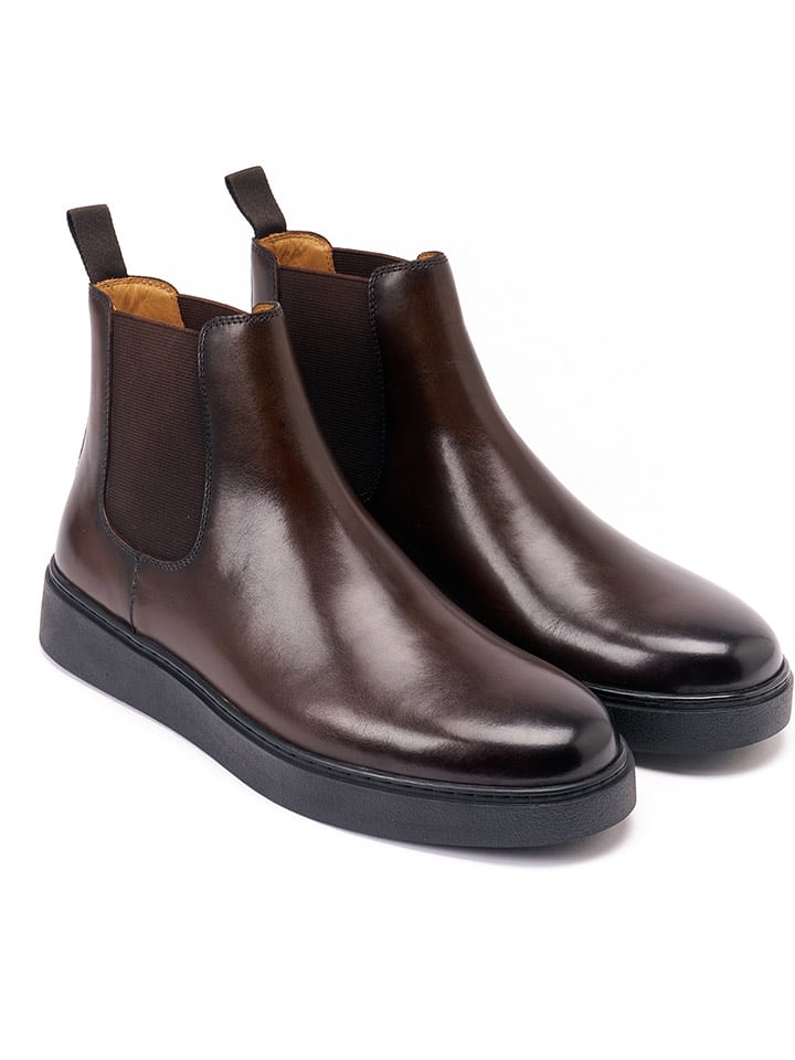 British Passport Skórzane sztyblety w kolorze brązowym rozmiar: 46