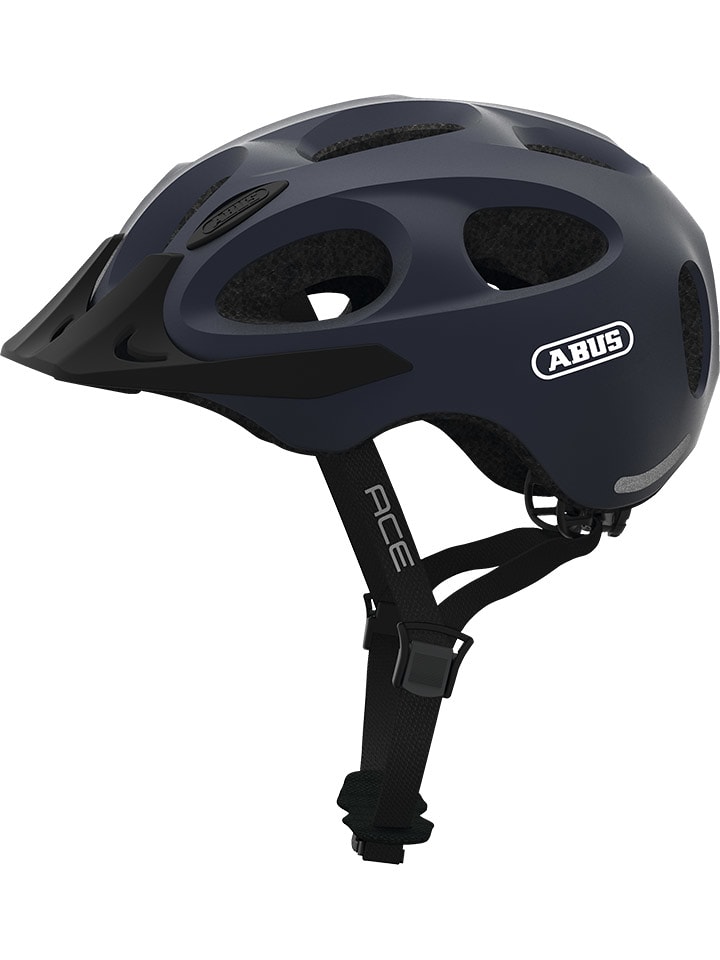 ABUS Kask rowerowy "Youn-I ACE" w kolorze granatowym rozmiar: 48-54 cm