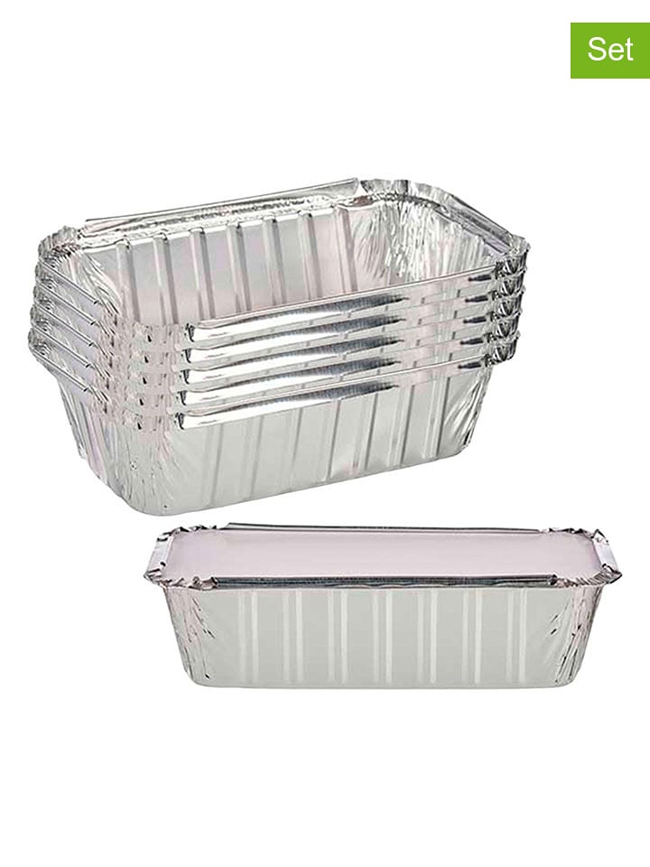 Joybos Aluminiowe formy (6 szt.) do frytkownicy beztłuszczowej - 22 x 11 cm rozmiar: onesize