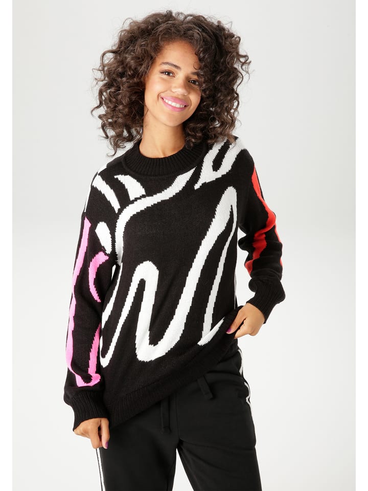 Aniston Sweter w kolorze czarnym rozmiar: 38